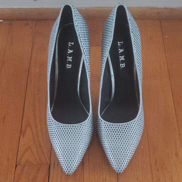 L.A.M.B. Shoes - Greyish Black Lamb Heels